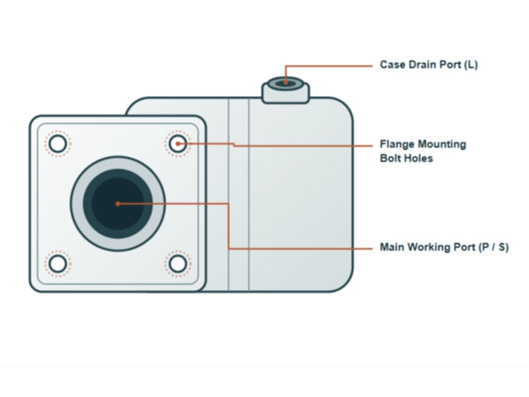 Measure the physical drive shaft, mounting flange, and port dimensions using digital calipers to establish the precise mechanical envelope. Measure the physical drive shaft, mounting flange, and port dimensions using digital calipers to establish the precise mechanical envelope.