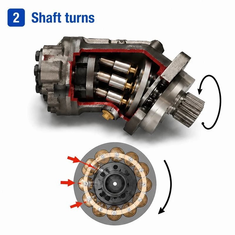 a2fm bent axis fixed axial piston motor operating principle diagram-2 a2fm bent axis fixed axial piston motor operating principle diagram-2